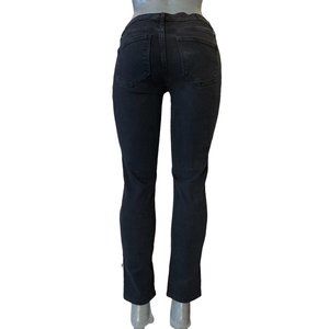 Express Boot Mid-Rise Womens Jeans Tag 6 Black Boot Cut W28xL29 Denim
